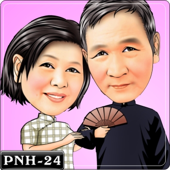 情侶雙人Q版漫畫-PNH-24